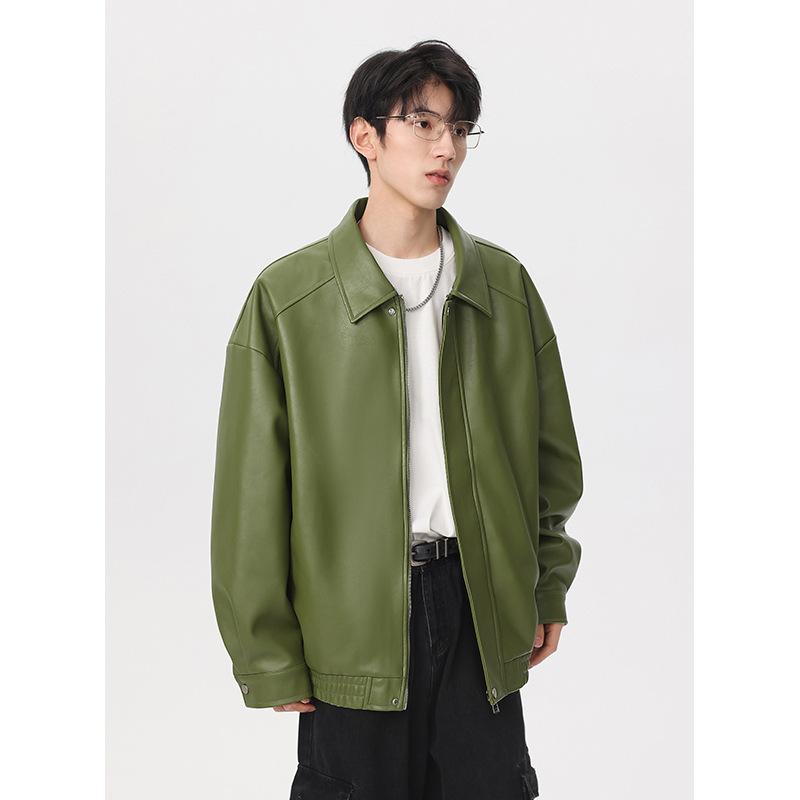 Куртка из искусственной кожи мужская осенне-зимняя, американский новый стиль, свободная, модная, красивая, повседневная, молодежная куртка