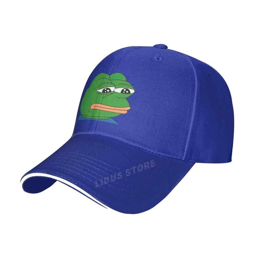 Модная мужская бейсболка Sad Frog, уличная регулируемая шляпа для папы, мужские летние шапки Snapback, спортивная кепка Sad Frog для гольфа Gorra