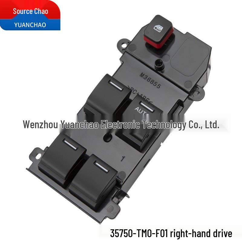 Right-Hand Honda City/Fit Power Window Switch 35750-TM0-F01