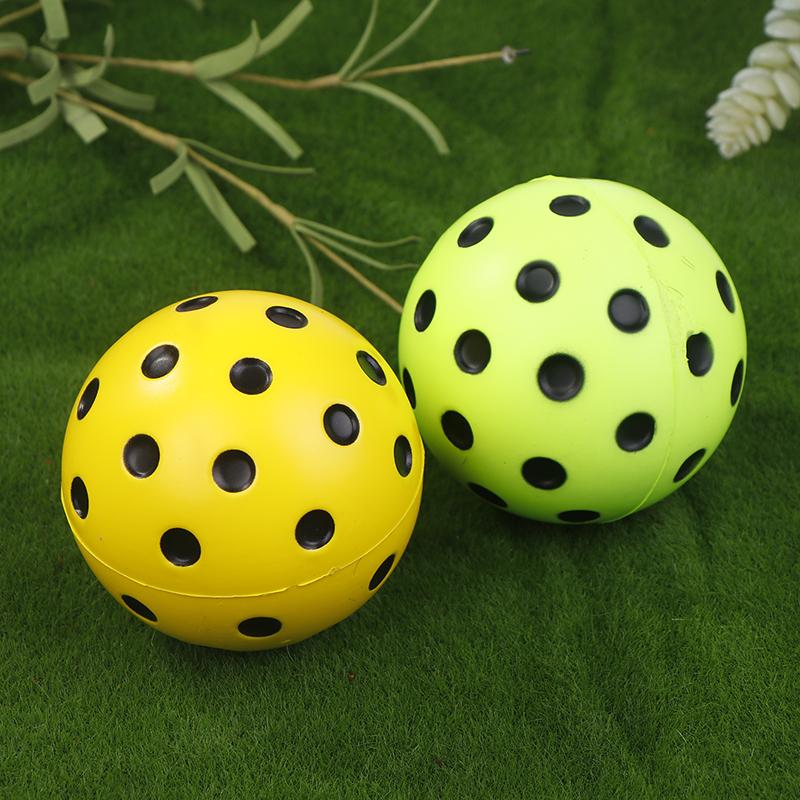 1/3Pcs Durable Indoor Pickleball Balls 74Mm Training Paddle Ball Pu Foam Pickleball Soft Silent For Competition And Practice