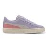Puma Suede Classic Повседневные Низкие Детские Кеды для Скейтбординга Детские Кроссовки Хаки Фиолетовый Розовый 365073-27