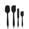 4pcs Food Grade Silicone Spatula High Heat Resistant Non Stick Dishwasher Safe BPA-Free Kitchen Utensils For Baking