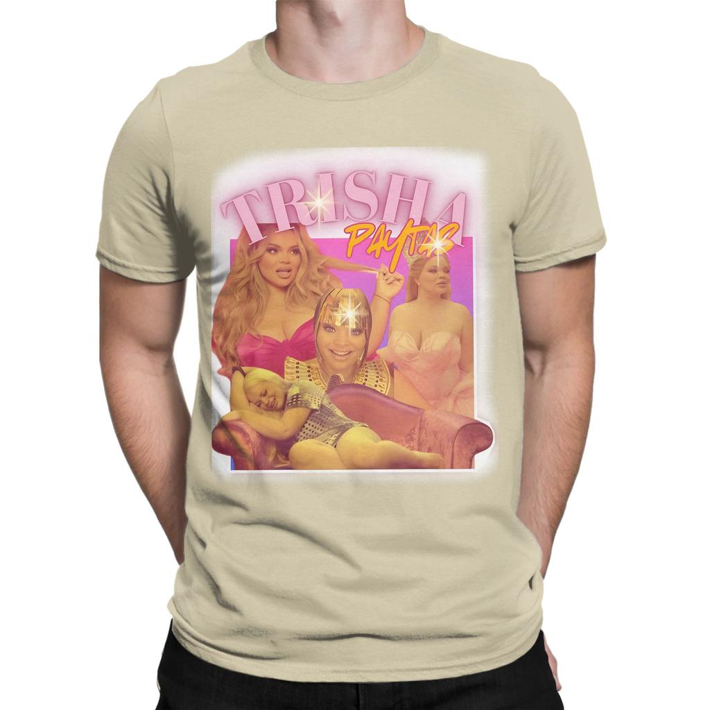 Trisha Paytas Bootleg Vintage T Shirts For Unisex Pure Cotton Funny Tshirt Round Neck Tee Shirt Short Sleeve Clothing Printed