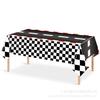 Racing Theme Party Supplies Birthday Decoration Tableware Wheel Arrangement Props Banner Tablecloth Swing Tissue