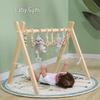 Nordic Style Wooden Baby Gym: Newborn & Child Exercise Toy and Photography Decor
