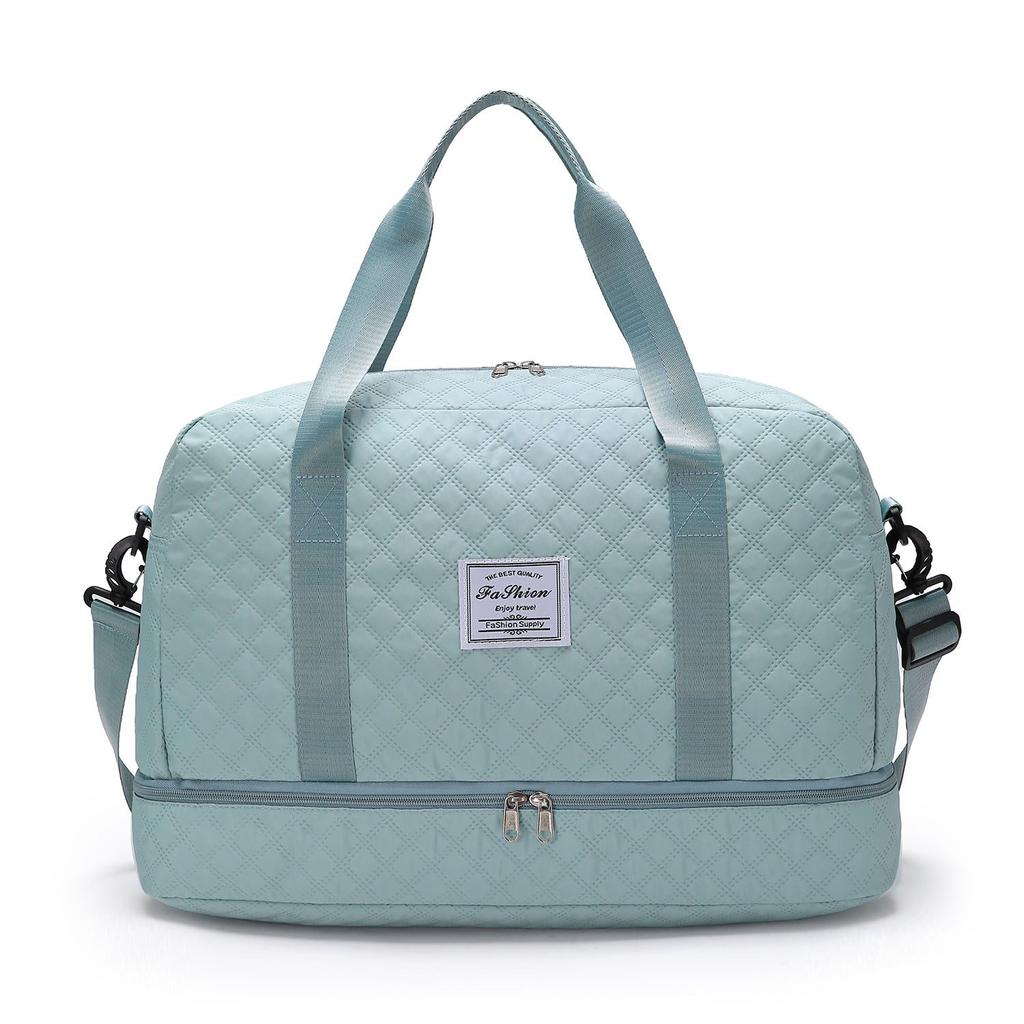 Deluxe Large Capacity Duffel Bag - Multi-functional Shoulder and Crossbody Tote Bag with Wet and Dry Pockets,Dual Side Pockets for Travelling