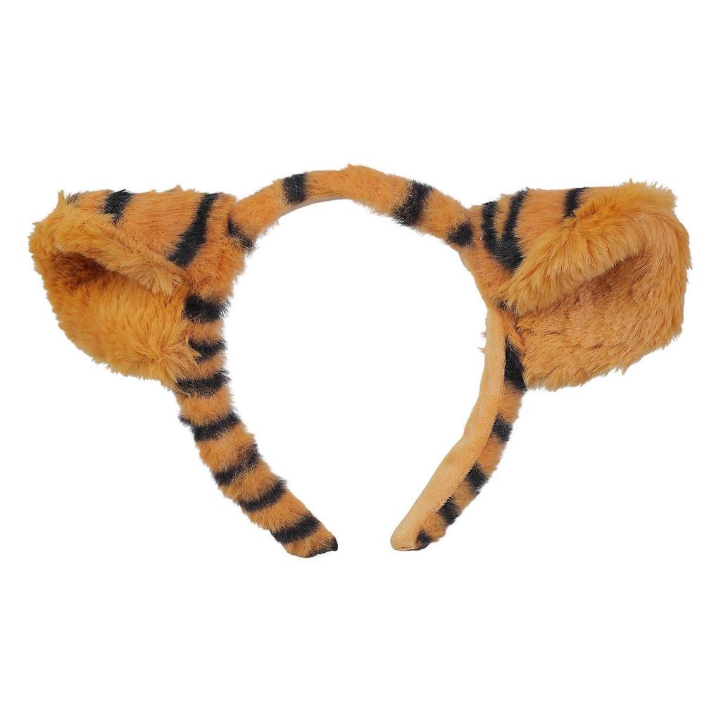 Cute Animals Ear Shape Hair Pins Women Tiger Ear Shaped Makeup Shower Headband for Washing Face Hair Accessories