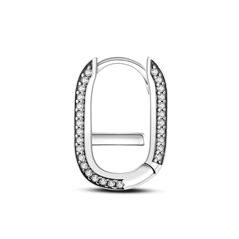 Новые бусины-подвески из стерлингового серебра 925 пробы с геометрическими линиями подходят для оригинального браслета своими руками для изготовления ожерелий с подвесками для женщин