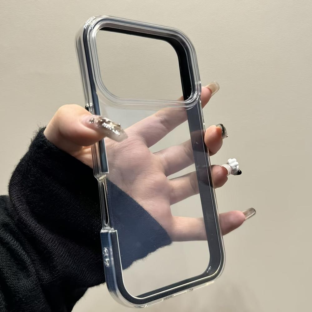 Прозрачный акриловый чехол для телефона For For Iphone 17 16 1 14 13 Pro Max 17Pro Конфетный цвет Ударопрочный бампер Прозрачная задняя крышка