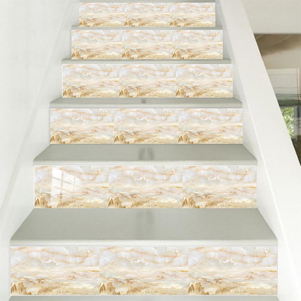 10 шт., желтая мраморная гранитная плитка с узором, настенная наклейка для кухни, маслостойкая ванная комната, водостойкая наклейка на стену, художественные наклейки на стену