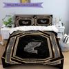 3Pcs Elegant Leopard Frame Bedding Set Quilt Cover Pillowcase Home Christmas Xmas Halloween Gift 1 Duvet Cover 2 Pillowcase M928679