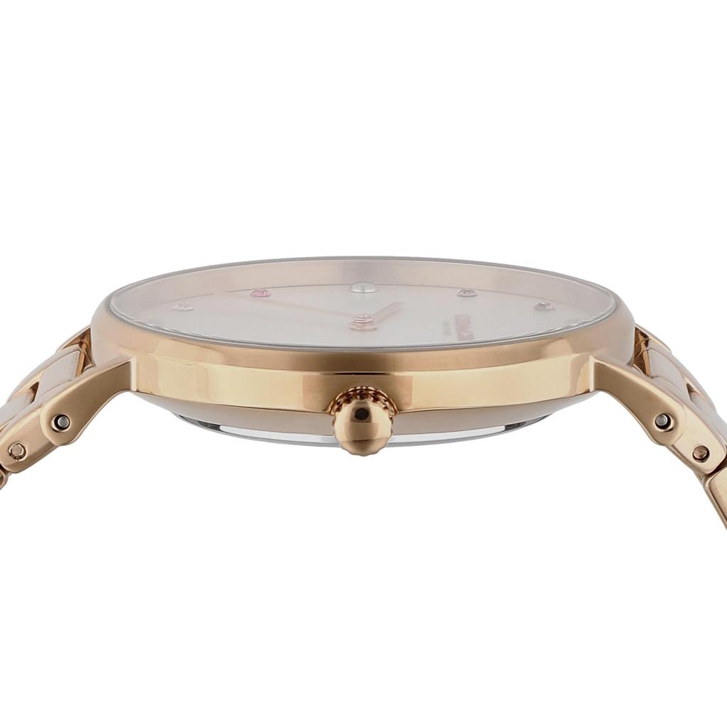 Watch PERRY White Dial Stainless Steel Mineral Glass Quartz Daily Waterproof 36MM China Watch 14503938 Gold [Coach] Women's [Item]