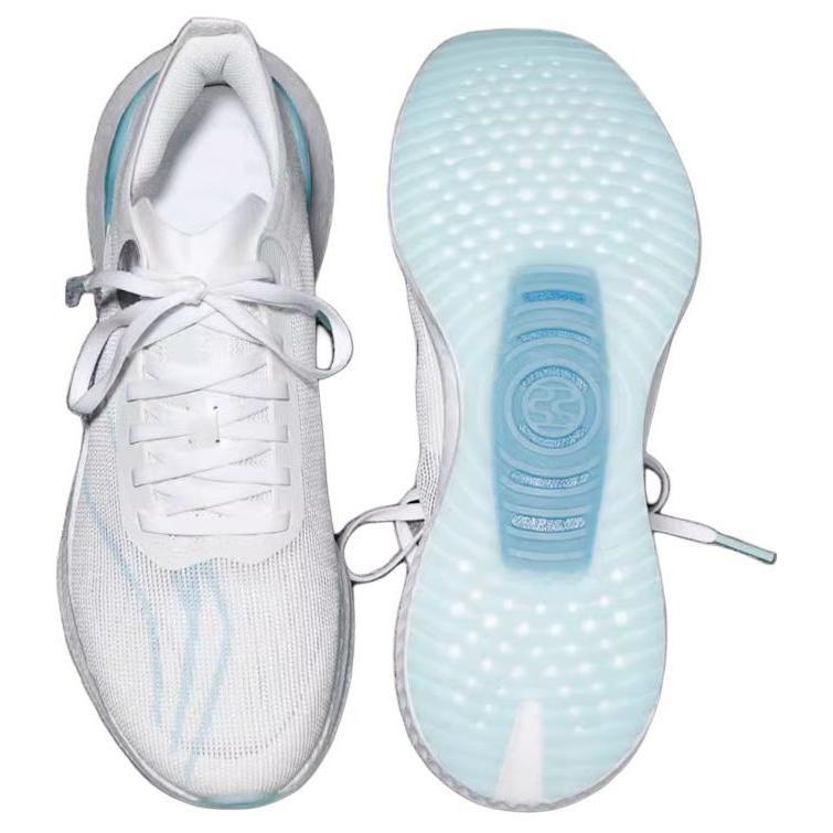Li Ning Shadow 2 Essential Амортизация Отскок Низкие Беговые кроссовки Мужские Белый Синий ARRU003-11