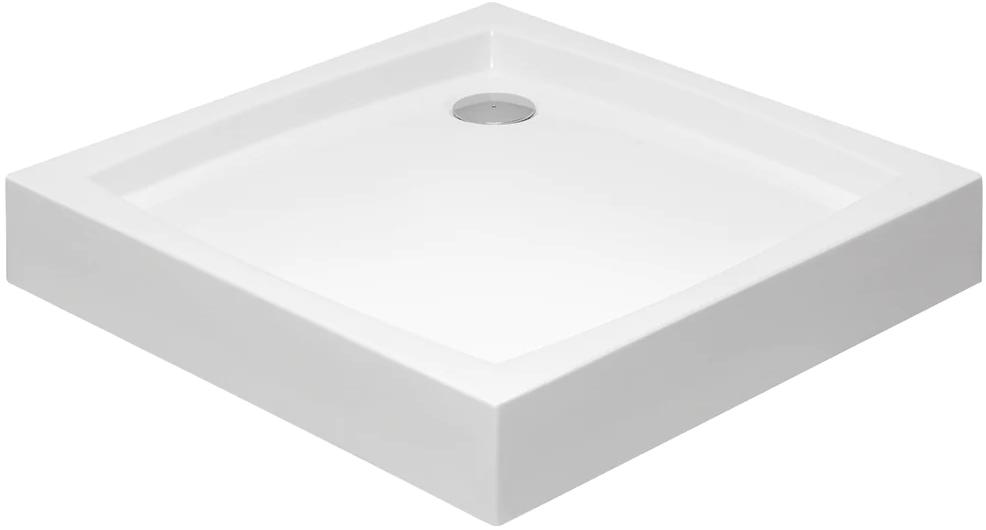 Compact square shower tray PATIO 80x80 + siphon