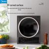 Midea 3300 Вт вогнутая одинарная индукционная плита, штепсель CN (адаптер в комплекте)