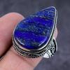 Lapis Lazuli Gemstone Handmade 925 Sterling Silver Jewelry Ring Size 6 C4u87
