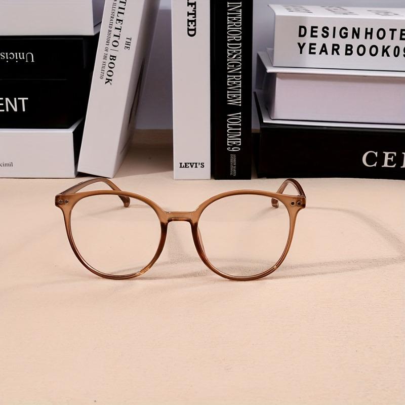 1 шт. Ретро очки с квадратной оправой во весь ободок - Легкие очки унисекс для мужчин и женщин, Модные очки, Подарок на День святого Валентина