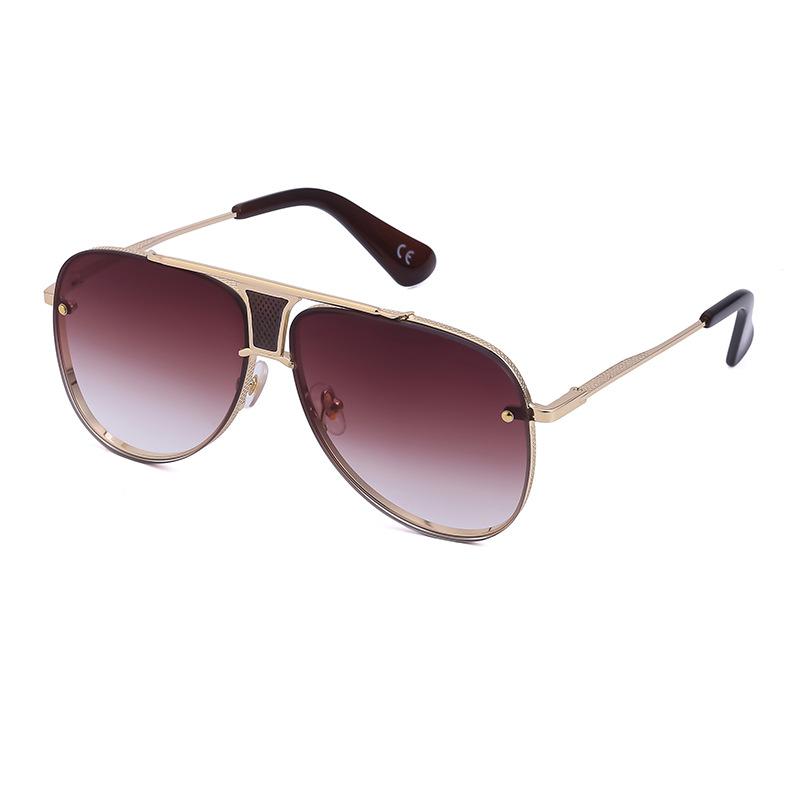 Винтажные солнцезащитные очки Toad для мужчин, модные солнцезащитные очки без оправы для мужчин, очки для вождения, оттенки