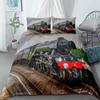 Flying Scotsman Train Duvet Cover Set UK Single Double Queen US Twin Full King Size Among Bed Linen Set