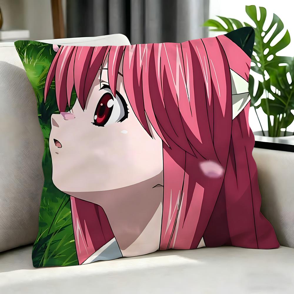 Anime EElfen Lied Cushion Cover Cushion Cover Set Pcs x x x Pillowcase Decorative Sofa Home Decor