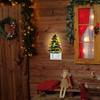 Resin Christmas Tree Night Light US Plug Bedside Lamp Vintage Christmas Mood Light  Bedroom