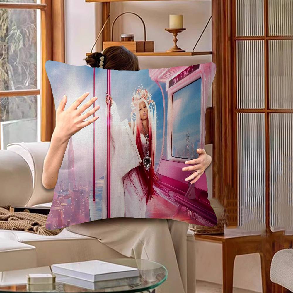 Nicki Minaj Rap Sexy Pillow Gifts Home Office Furnishings Bedroom Sofa Car Cushion Cover Case 45x45cm