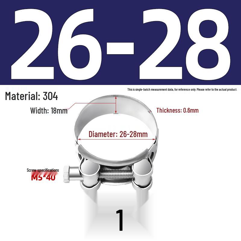 Сверхмощный европейский хомут из нержавеющей стали 304 для фиксации водопроводных труб