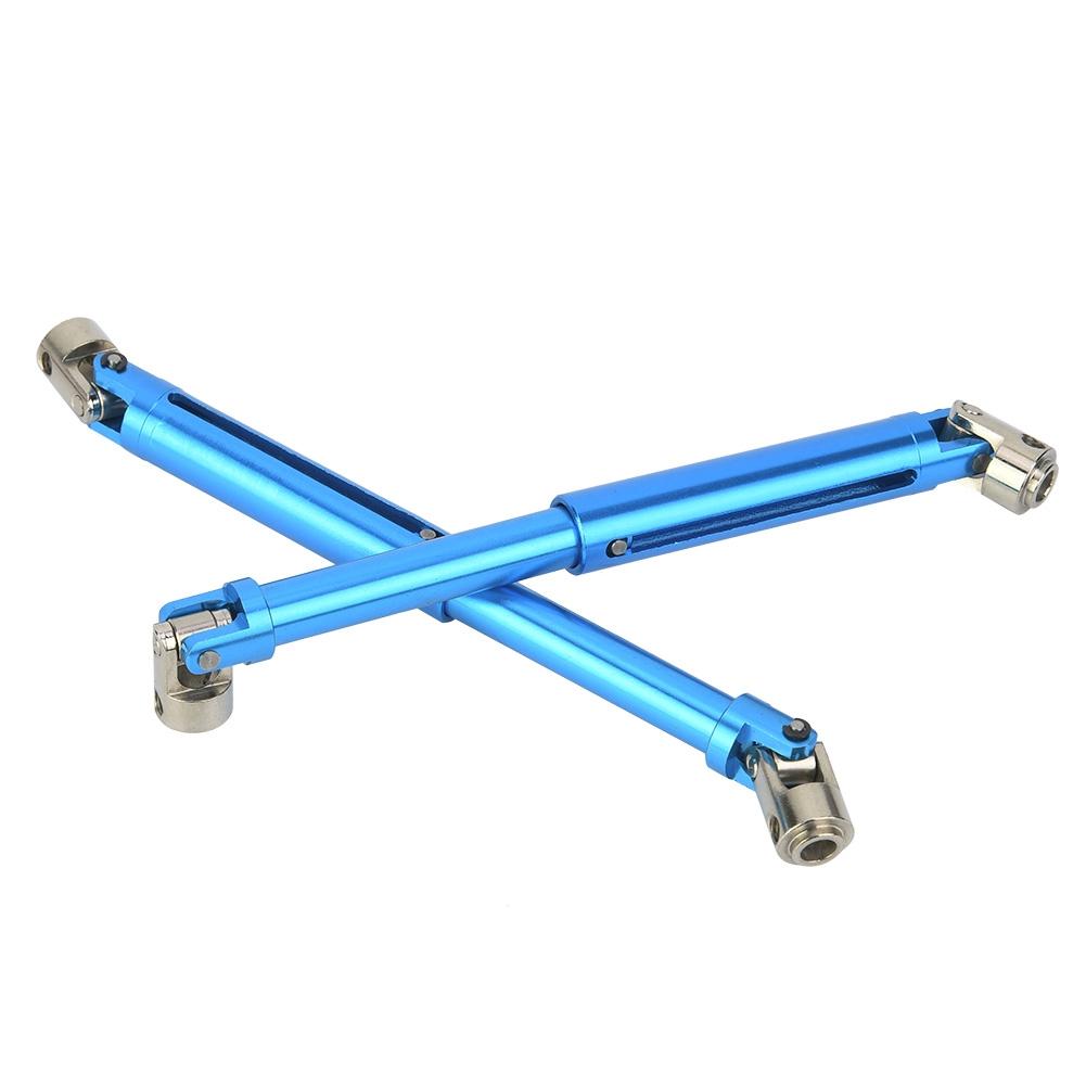 Alloy Drive Shaft Kit RC Car Upgrade Parts for RGT 86100 1/10 RC Crawler (Blue)