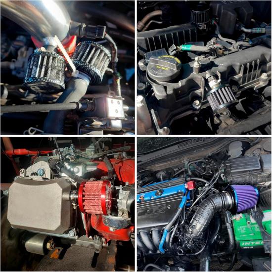 15Mm Fuel Cell Breather/Vent Air Filter 10AN Female Fitting Kit