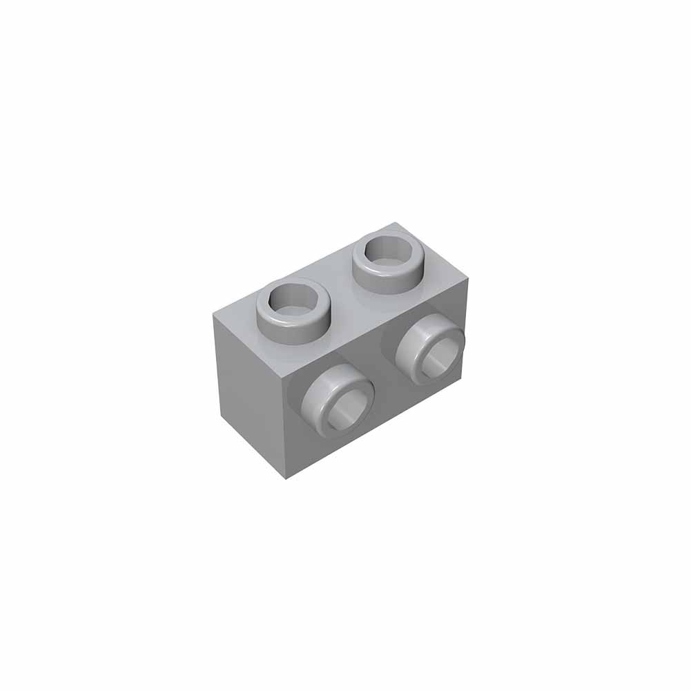 55 шт. Совместимые с MOC 11211 детали строительных блоков, 1x2 односторонний с выступающим адаптером, DIY детский подарок-игрушка