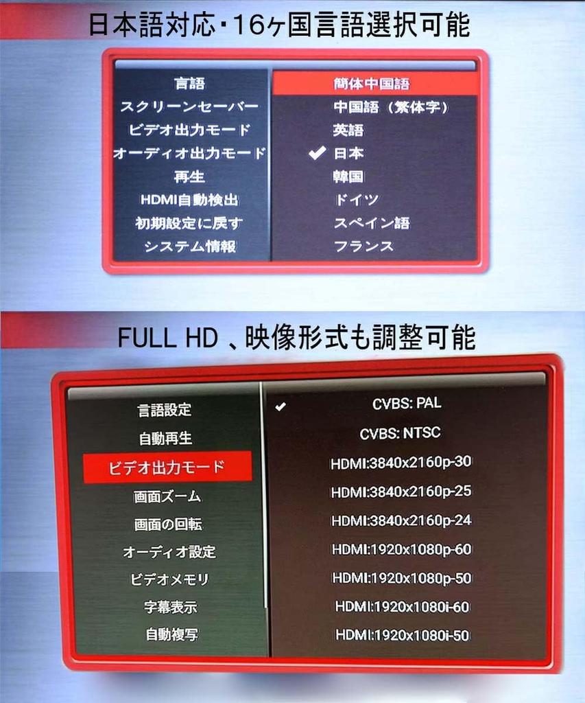 4K Мультимедийный Full HD Плеер SD USB Флеш и HDD Воспроизводит и Поддерживает и Компонентное Воспроизведение на Телевизорах и Отлично для Цифрового Включает HDMI Кабель Плеер,