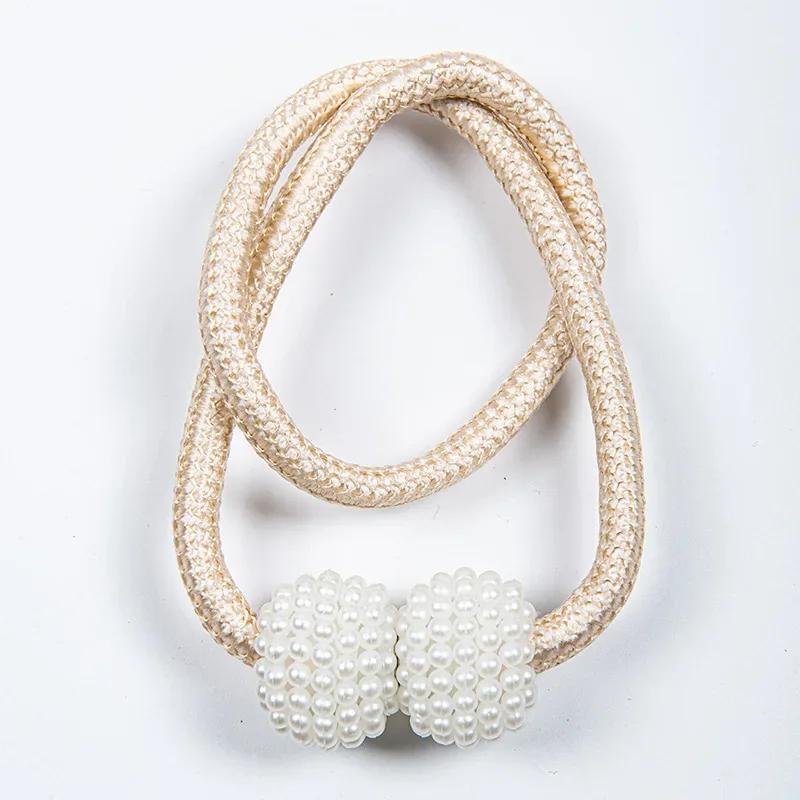 Новые магнитные зажимы для штор Pearl, держатели для штор, зажимы для пряжек, подвесные шарообразные пряжки, аксессуары для декора штор