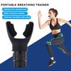 Портативный дыхательный тренажер с регулируемым сопротивлением для мужчин и женщин, тренажер для мышц полости рта, емкость легких, оборудование для тренировки брюшного дыхания