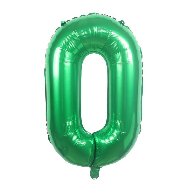 32-дюймовые зеленые большие воздушные шары с цифрами 0 1 2 3 4 5 6 7 8 9 для детей, день рождения, годовщина свадьбы, фигурные воздушные шары, подарок