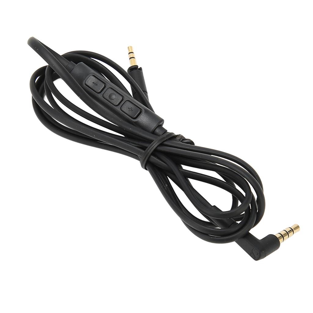Replacement Headphone Cable with Mic Remote Volume Control for Sennheiser HD4.40 HD4.40BT HD4.50 HD4.50BTNC HD4.30i