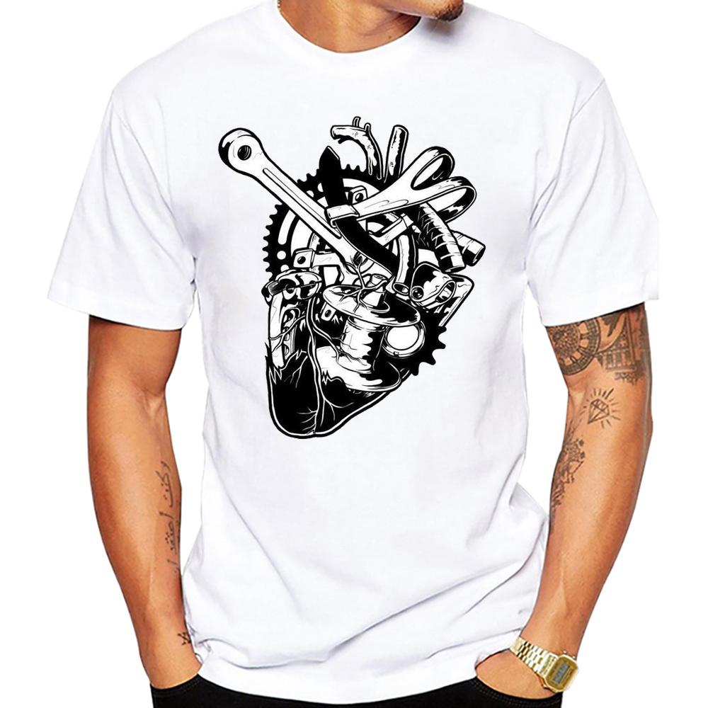 Забавный аниме три папы фиксированная передача велосипед велоспорт мода винтаж классическая футболка летние мужские короткий рукав хип-хоп повседневные футболки