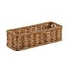 Plastic Storage Basket Woven Pattern Sundries Organizer Creative Display Basket  Home Shop Hotel