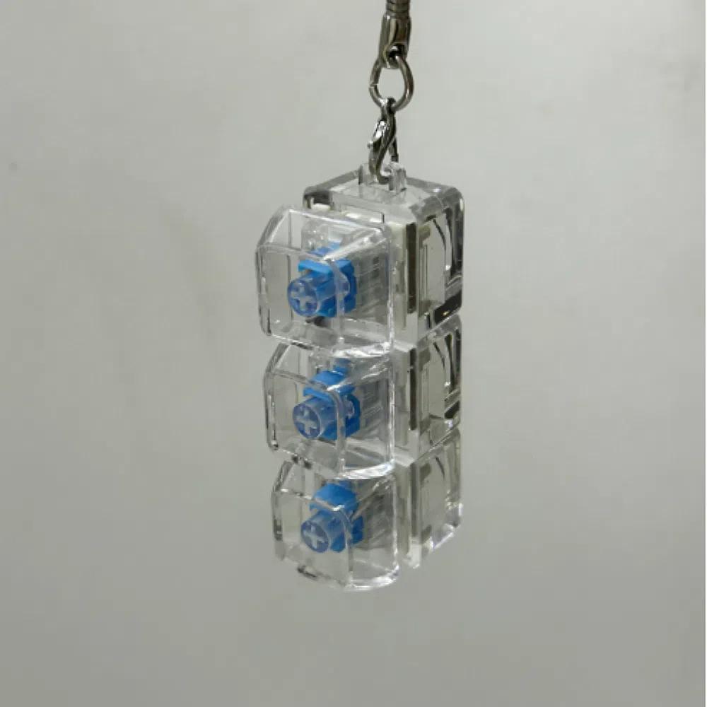 Keycap Finger Keyboard Key Button Decompression Toy Relaxing Fidget Keychain Adult
