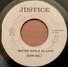 7-дюймовая пластинка JOHN HOLT, THE AGGROVATORS - Winter World Of Love NONE Justice Jamaica Reggae, Ska & Dub Used