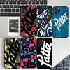 Модный P-patta. Чехол для телефона силиконовый мягкий для iphone 16 15 14 13 12 11 Pro Mini XS MAX Plus X
