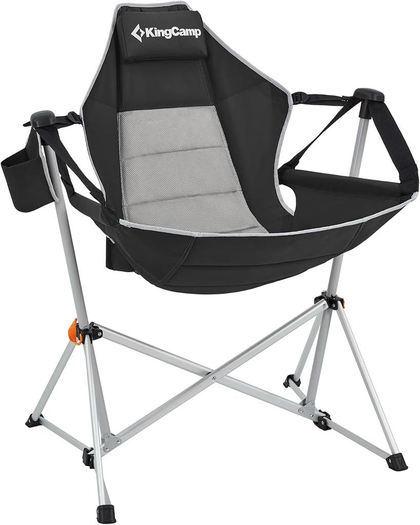 KingCamp Качающийся гамак Открытый Складной Кемпинг Регулируемый Изготовлен из алюминия Грузоподъемность Сумка для хранения Качающийся Подвесной Садовый Кресло, Кресло, Кресло,