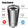 20oz Stainless Steel Vacuum Thermal Mug Beer Cups With Lids With Lids Water Bottle Insulated Leakproof Drinkware