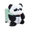 Car Mounted Tissue Box 2 In 1 Cartoon Plush Doll Auto Armrest Box Paper Drawer Storage Car Trash Can Tissue Holder