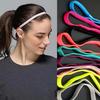 Running Rubber Sweatband Women Men Sport Hairbands Anti-slip Elastic Bands Sports Head Band