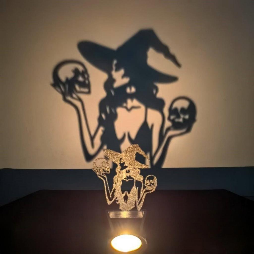 Halloween Candle Holder Desktop Creative Decoration Ornaments