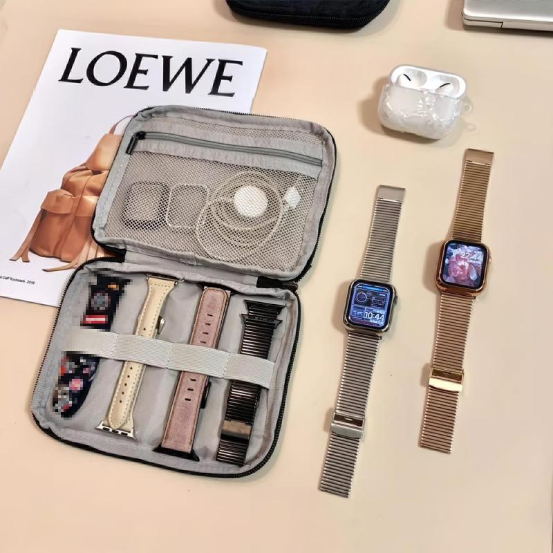 Ремешок для часов, сумка для Apple Watch, чехол-коробка, дорожный ремешок для умных часов, сумка для хранения, коробка, органайзер для часов, держатель ремешка