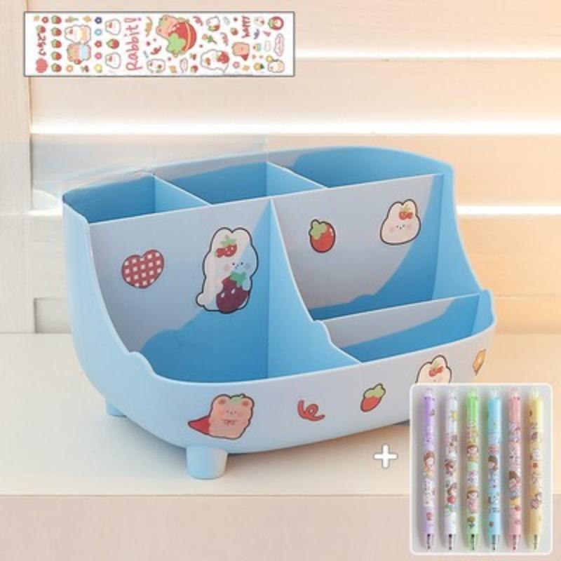 Держатель для ручек для канцелярских принадлежностей, ящик для хранения ручек, студенческий офисный стол, большая емкость