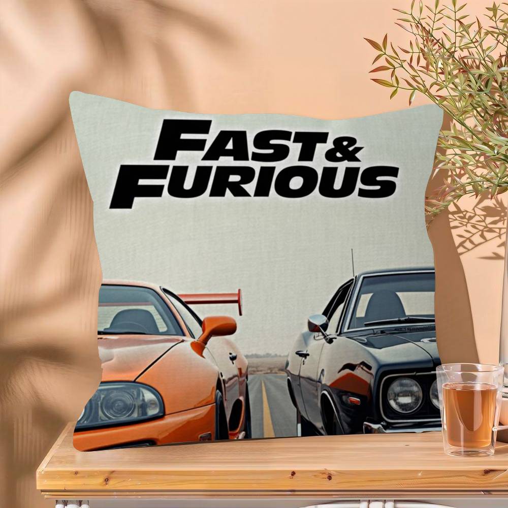 Classic Adventure Crime Movie Fast Furious Cushion Cover cm Polyester Sofa Cushions Decorative Throw Pillows