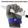 Перчатки из нержавеющей стали Защитные от порезов Износостойкие Защитные для рук Металлические Сетчатые Перчатки для Мясника Дома и Сада Кухни
