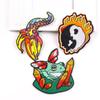 3 Pcs/pack Fusible Embroidery Patch Iron On Patches For Clothing Thermoadhesive Patches For Jackets Jeans Backpack Ironable Sewing Patch